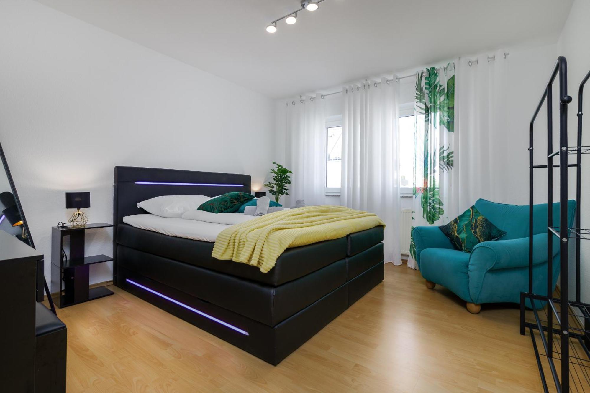 2 Zimmer Wohnung, Kueche, Bad, Balkon, Netflix Alzey Exterior photo